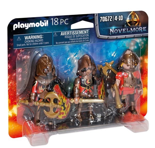 PLAYMOBIL 70672 3er Set Burnham Raiders