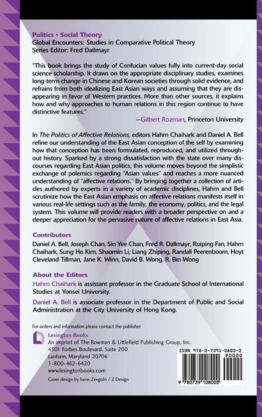 Produktbild: Politics of Affective Relations