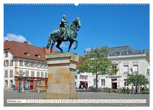 Produktbild: So sch&ouml;n ist Landau (hochwertiger Premium Wandkalender 2026 DIN A2 quer), Kunstdruck in Hochglanz