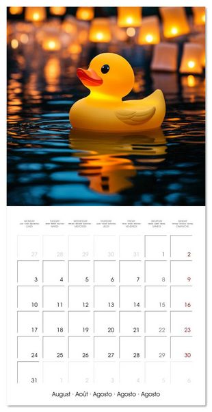 Produktbild: Yellow Travelers (Wall Calendar 2026 12 &times; 12 Inch) CALVENDO 12 Month Wall Calendar