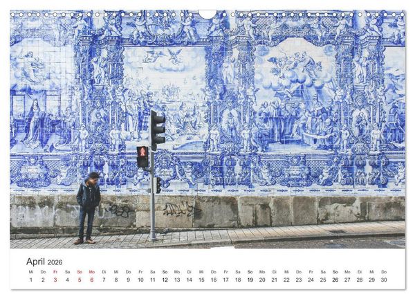 Produktbild: Sonnige Gr&uuml;&szlig;e aus Portugal (Wandkalender 2026 DIN A3 quer), CALVENDO Monatskalender