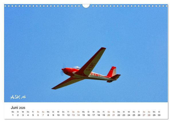 Produktbild: Faszination Kunst- und Segelflug (Wandkalender 2026 DIN A3 quer), CALVENDO Monatskalender