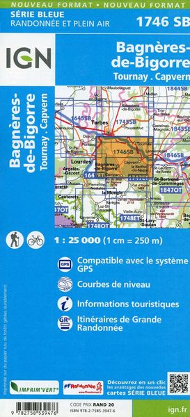 Produktbild: Bagneres Bigorre 1:25 000