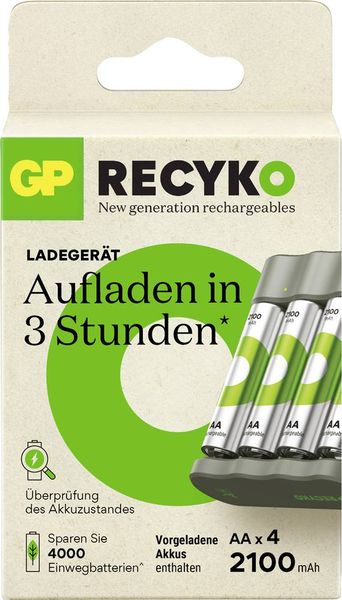 Produktbild: GP B441 Rundzellen-Ladeger&auml;t NiMH Micro (AAA), Mignon (AA)