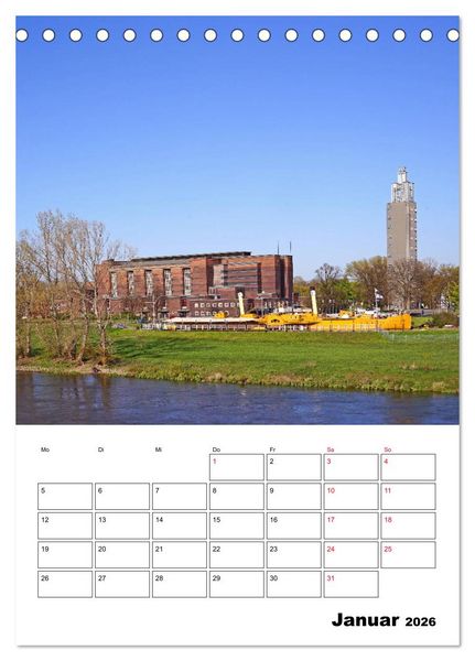 Produktbild: Magdeburger Ansichten (Tischkalender 2026 DIN A5 hoch), CALVENDO Monatskalender