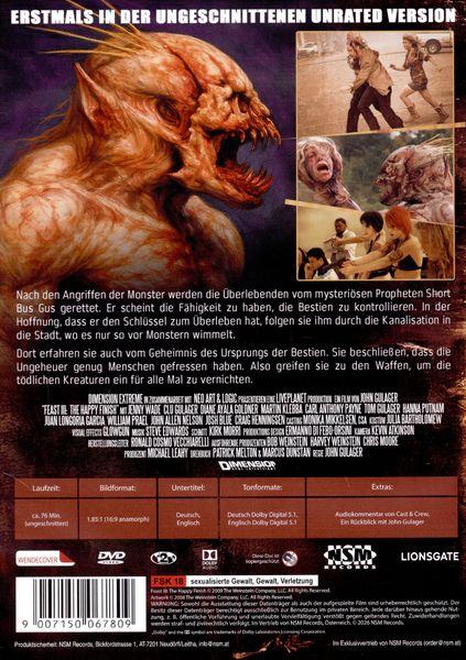 Produktbild: Feast III: The Happy Finish (unrated) (uncut)