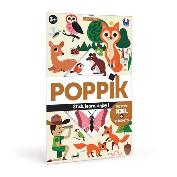 Produktbild: POPPIK - Lernposter & Sticker Wald