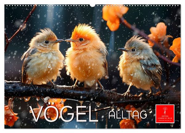 Produktbild: V&ouml;gel Alltag (Wandkalender 2026 DIN A2 quer), CALVENDO Monatskalender