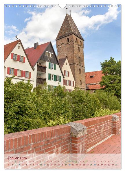 Produktbild: Ulm - Donaustadt f&uuml;r Entdecker (Wandkalender 2026 DIN A3 hoch), CALVENDO Monatskalender