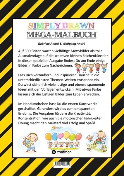Produktbild: Mega Malbuch - 300 Seiten mit Tollen Motiven - Super Einfach Zeichnen Lernen und &Uuml;ben - mit Einigen Farbvorlagen
