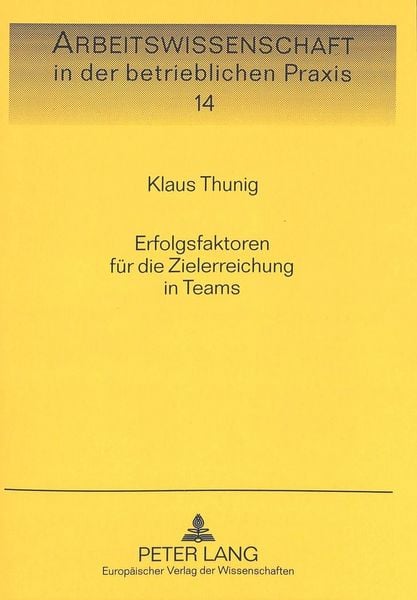 Produktbild: Erfolgsfaktoren fuer die Zielerreichung in Teams