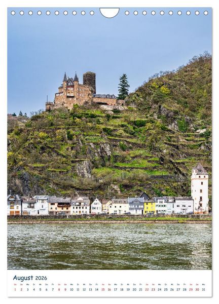 Produktbild: Burgen und Burgruinen am Mittelrhein (Wandkalender 2026 DIN A4 hoch), CALVENDO Monatskalender
