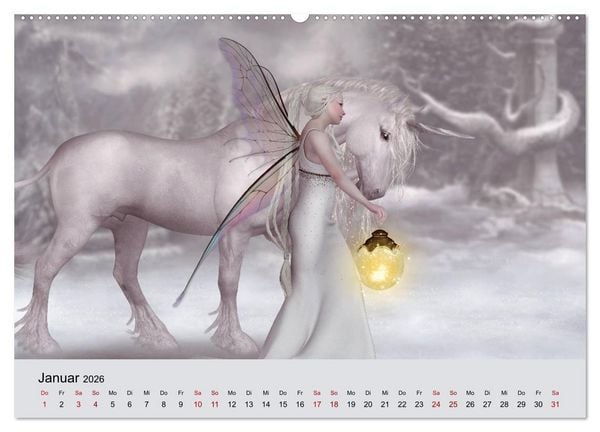 Produktbild: Elfenlichter, die Reise geht weiter (Wandkalender 2026 DIN A2 quer), CALVENDO Monatskalender