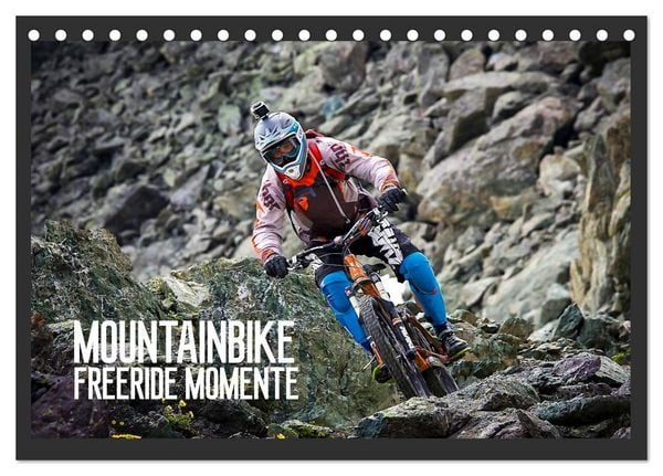 Produktbild: Mountainbike Freeride Momente (Tischkalender 2026 DIN A5 quer), CALVENDO Monatskalender