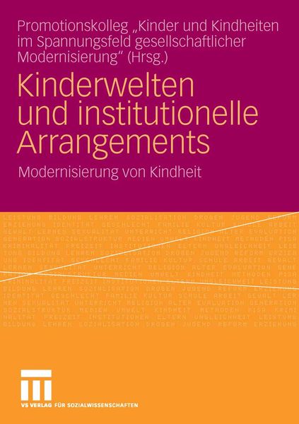 Produktbild: Kinderwelten und institutionelle Arrangements