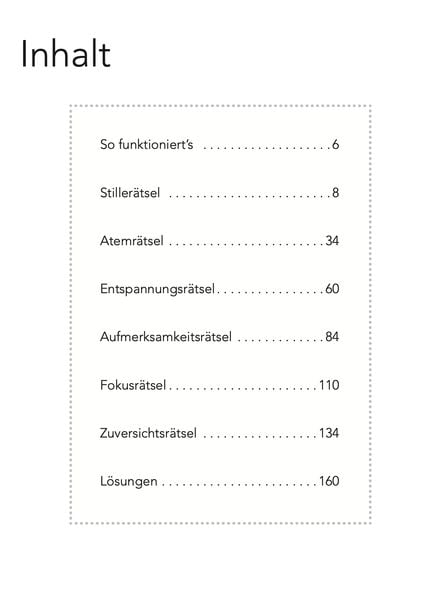 Produktbild: RätselAuszeit - Ruhe. Über 300 Rätsel für Entspannung, logisches Denken und visuelle Vorstellungskraft