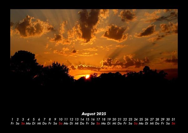Produktbild: Sonnenuntergang 2025 Fotokalender DIN A3