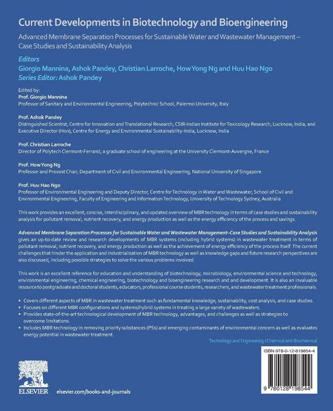 Produktbild: Current Developments in Biotechnology and Bioengineering