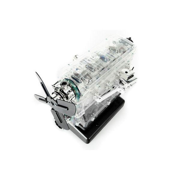 Produktbild: FRANZIS 67175 - Der gro&szlig;e Technikbausatz 4-Zylinder-Motor - Facelift 2026