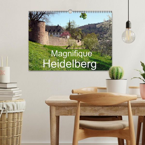 Produktbild: Magnifique Heidelberg (Calendrier mural 2026 DIN A3 vertical), CALVENDO calendrier mensuel