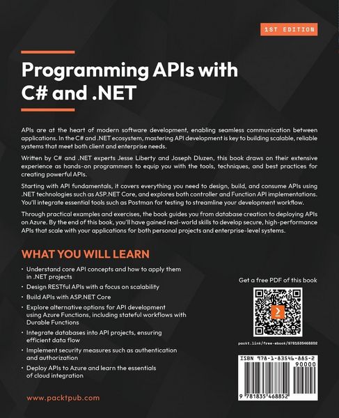 Produktbild: Programming APIs with C# and .NET