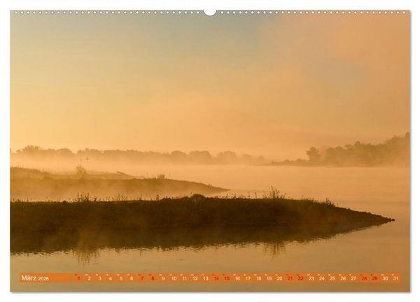 Produktbild: Flusslandschaft Elbe (Wandkalender 2026 DIN A2 quer), CALVENDO Monatskalender