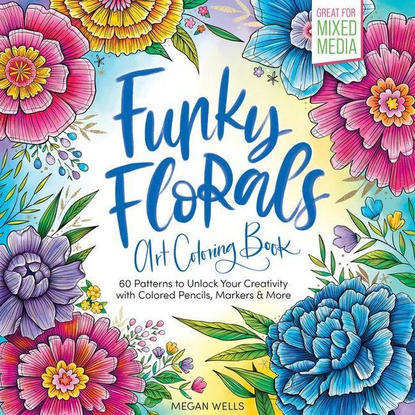 Produktbild: Funky Florals Art Coloring Book