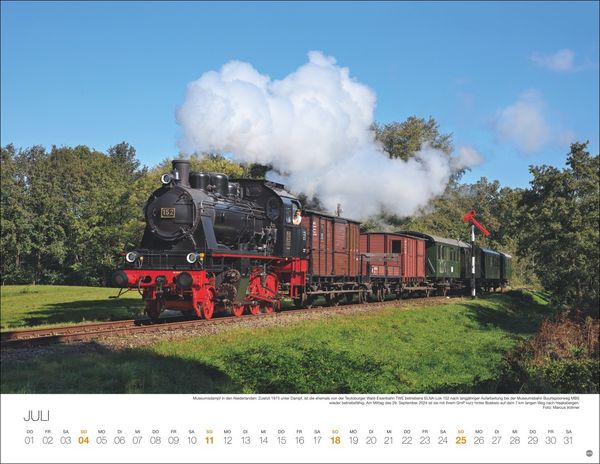 Produktbild: Feurige Dampfloks Posterkalender 2027