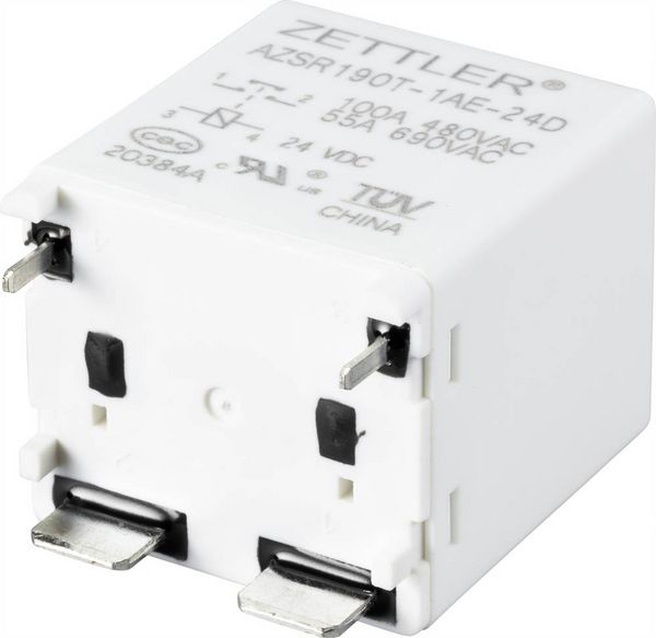 Produktbild: Zettler Electronics AZSR190T-1AE-24D Powerrelais 24 V/DC 100A 1 Schlie&szlig;er 1St.