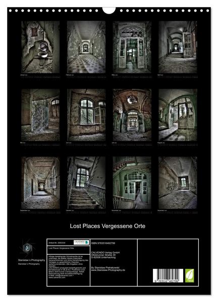 Produktbild: Lost Places Vergessene Orte (Wandkalender 2026 DIN A3 hoch), CALVENDO Monatskalender