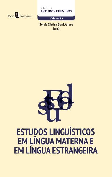 Produktbild: Estudos Lingu&iacute;sticos em L&iacute;ngua Materna e em L&iacute;ngua Estrangeira