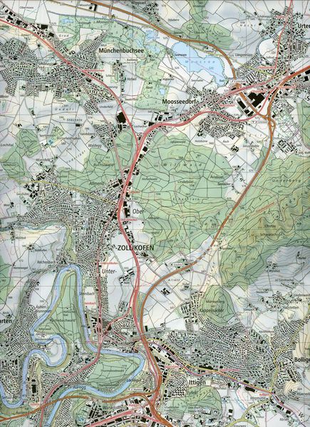 Produktbild: Swisstopo 1 : 25 000 Bern und Umgebung