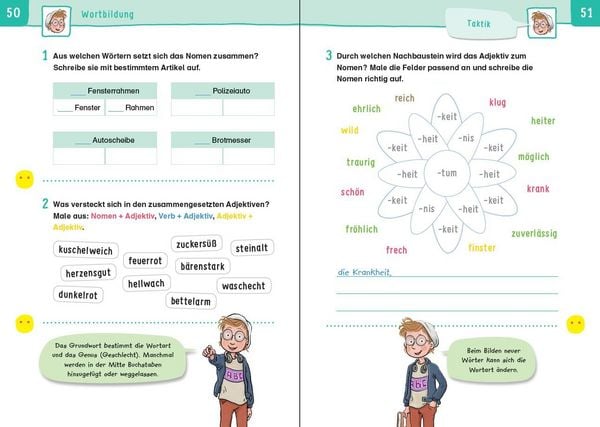 Produktbild: &Uuml;bungsheft - Grammatik 4. Klasse