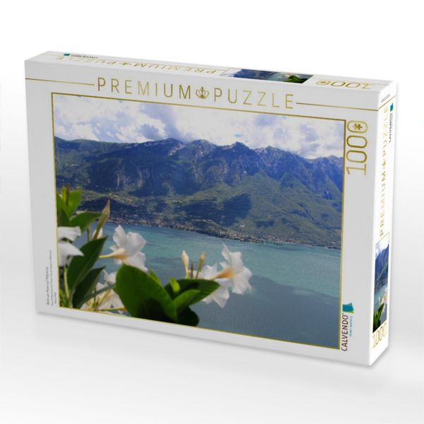 Produktbild: CALVENDO Puzzle Blick von Pieve auf Malcesine | 1000 Teile Lege-Gr&ouml;&szlig;e 64x48cm Foto-Puzzle f&uuml;r gl&uuml;ckliche Stunden