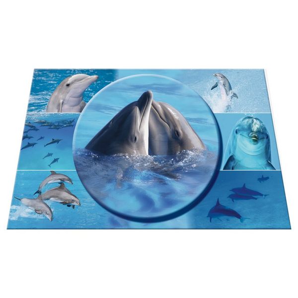 Produktbild: HERMA Schreibtischunterlage Delphin 55x35cm