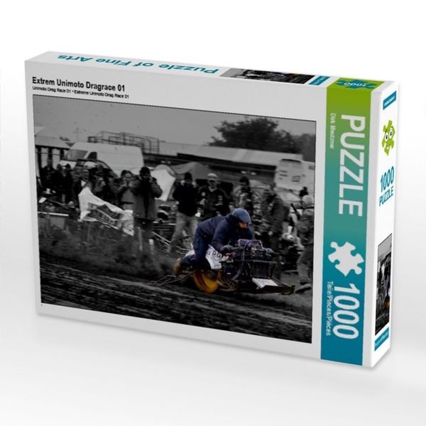 CALVENDO Puzzle Extrem Unimoto Dragrace 01 | 1000 Teile Lege-Größe 64x48cm Foto-Puzzle für glückliche Stunden