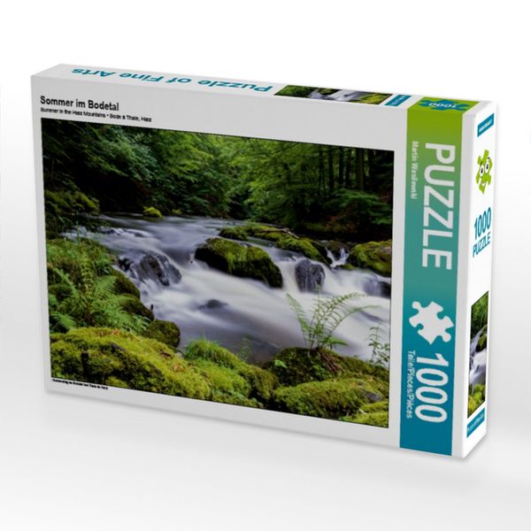 Produktbild: CALVENDO Puzzle Sommer im Bodetal | 1000 Teile Lege-Gr&ouml;&szlig;e 64x48cm Foto-Puzzle f&uuml;r gl&uuml;ckliche Stunden
