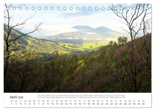 Produktbild: JAVA Natur pur (Tischkalender 2026 DIN A5 quer), CALVENDO Monatskalender