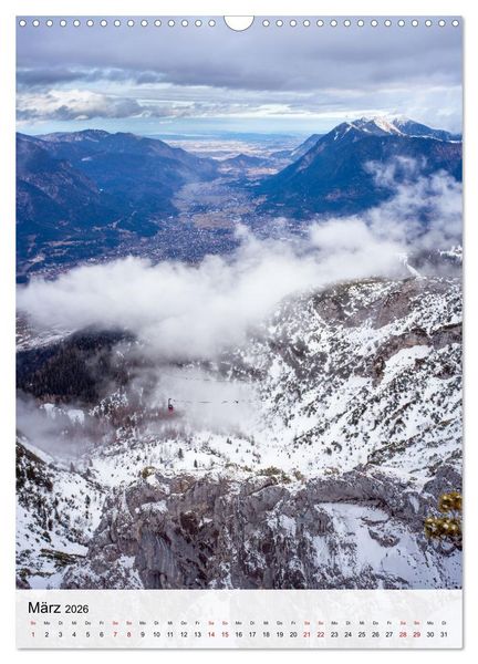 Produktbild: Garmisch-Partenkirchen und die faszinierende Bergwelt der Alpen (Wandkalender 2026 DIN A3 hoch), CALVENDO Monatskalender