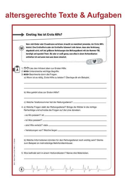 Produktbild: Erste Hilfe macht Schule
