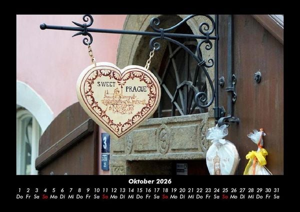 Produktbild: Prag 2026 Fotokalender DIN A3