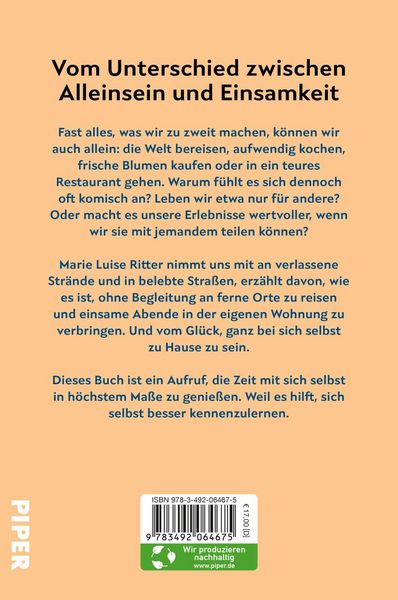Produktbild: Vom Gl&uuml;ck, allein zu sein