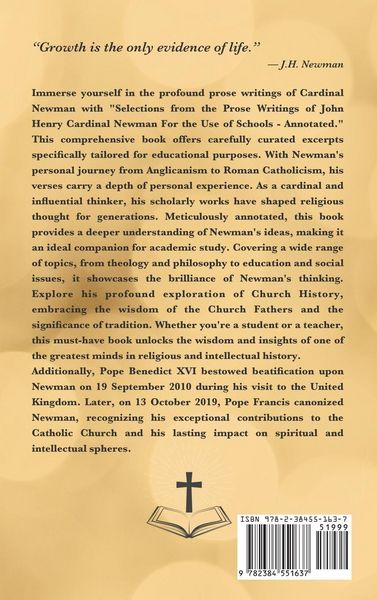 Produktbild: Selections from the Prose Writings of John Henry Cardinal Newman