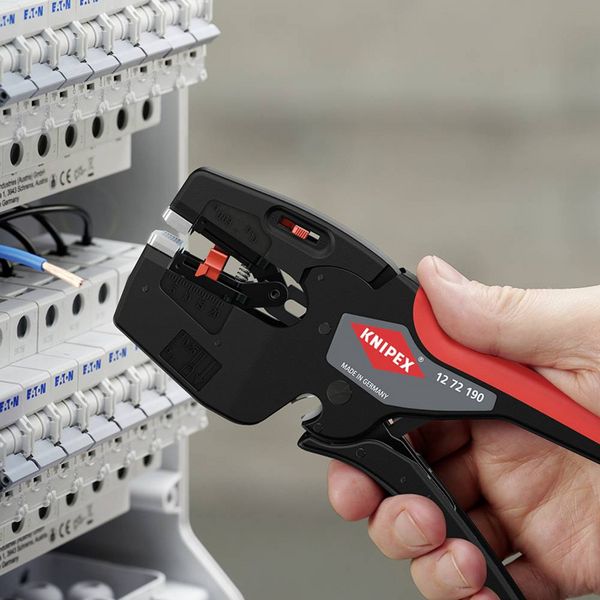 Produktbild: Knipex NexStrip 12 72 190 Crimpzange 0.03 bis 10mm&sup2;