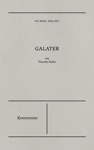 Produktbild: Galater - Kommentar