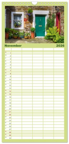 Produktbild: Familienplaner 2026 - Schottland im Licht mit 5 Spalten (Wandkalender, 21 x 45 cm) CALVENDO