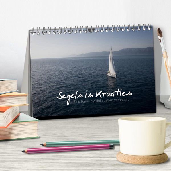 Produktbild: Segeln in Kroatien (Tischkalender 2026 DIN A5 quer), CALVENDO Monatskalender