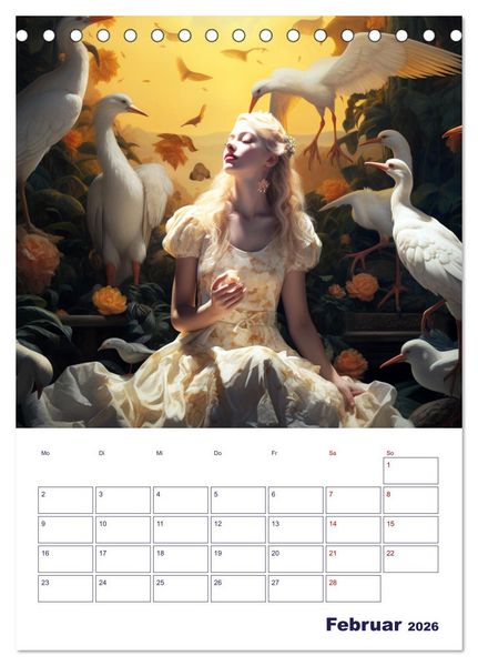 Produktbild: Die lebhafte Jahreszeiten! (Tischkalender 2026 DIN A5 hoch), CALVENDO Monatskalender