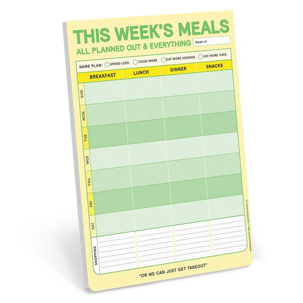 Produktbild: Knock Knock: Knock Knock This Week's Meals Big & Sticky Note
