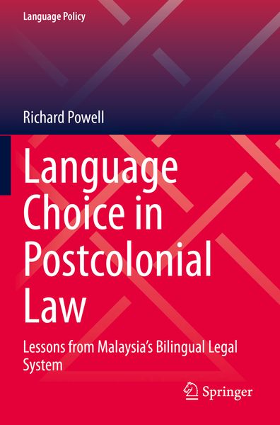 Produktbild: Language Choice in Postcolonial Law